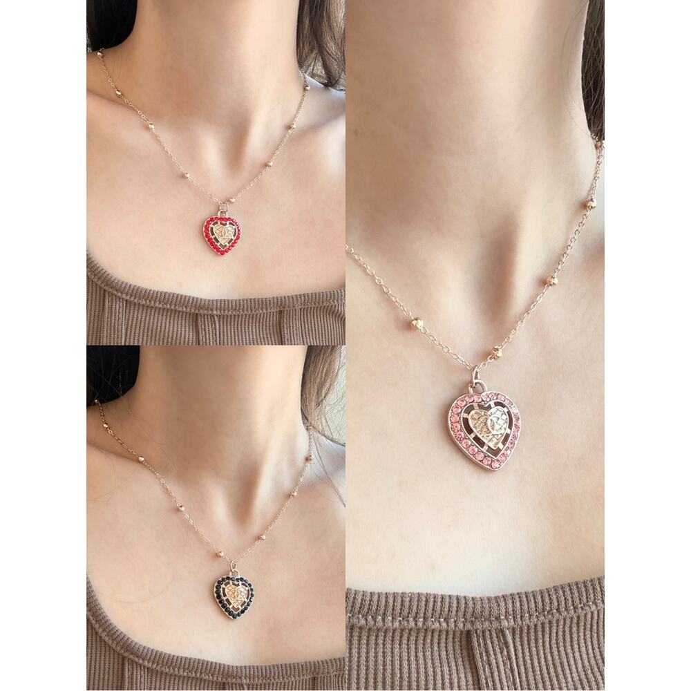 🎁BOGO Sale! Vintage ONLY 1!CHANEL Heart Upcycled Necklace